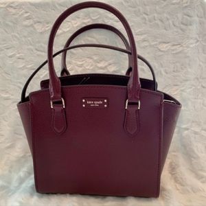 KATE SPADE JEANNE SMALL SATCHEL (CHERRYWOOD